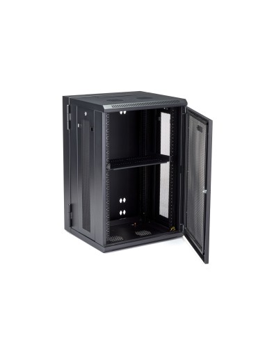 StarTech.com Armadio per Server Rack Montabile a Parete 18U - Armadio a Cerniera fino a 20" (50cm) di profondità