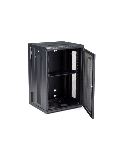 StarTech.com Armadio per Server Rack Montabile a Parete 18U - Armadio a Cerniera fino a 20" (50cm) di profondità