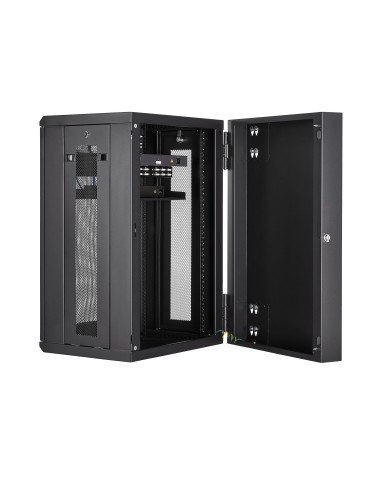 StarTech.com Armadio per Server Rack Montabile a Parete 18U - Armadio a Cerniera fino a 20" (50cm) di profondità