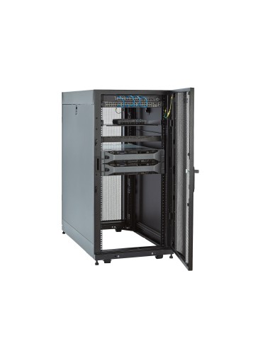 StarTech.com Armadio rack per server 25U - Profondità regolabile da 7-35" a 4 montanti con chiusura a chiave - Armadio mobile