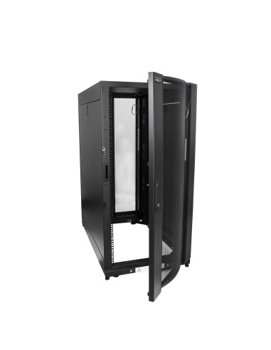 StarTech.com Armadio rack per server 25U - Profondità regolabile da 7-35" a 4 montanti con chiusura a chiave - Armadio mobile
