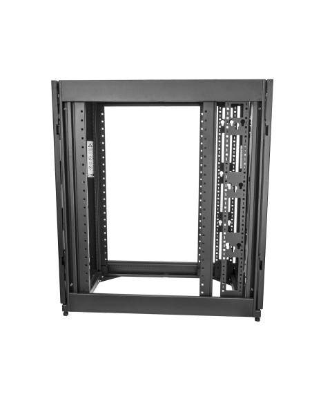 StarTech.com Armadio rack per server 25U - Profondità regolabile da 7-35" a 4 montanti con chiusura a chiave - Armadio mobile
