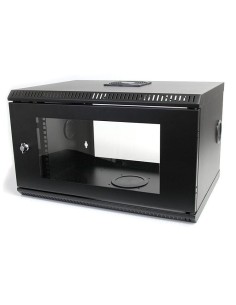 StarTech.com Armadio server rack montaggio a parete 6U 50 cm ca. con sportello in acrilico