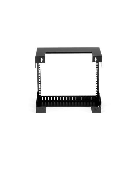 StarTech.com 8U 19" Rack di rete per montaggio a parete a 2 staffe - Rack open frame a muro profondo 30cm. Rack per