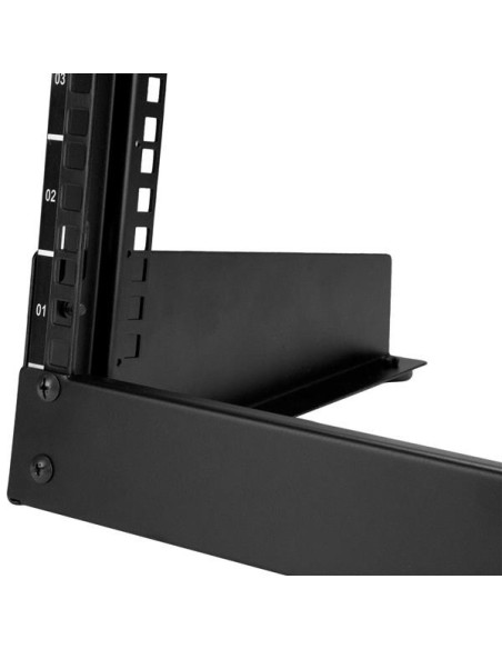 StarTech.com Armadio Server Rack con 2 staffe a Telaio Aperto 8U
