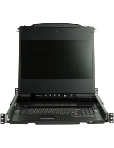 StarTech.com Console KVM per Armadio Rack - Monitor LCD 17" 1080p - KVM Switch DVI VGA - Montabile a Rack su doppia guida - 2