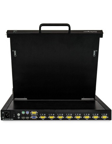 StarTech.com RKCONS1708K console a rack 43,2 cm (17") 1280 x 1024 Pixel Acciaio Nero 1U