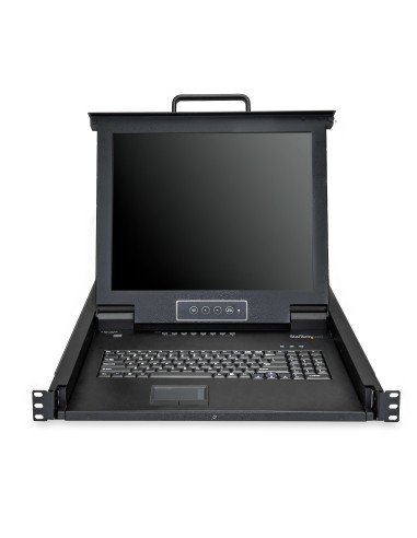 StarTech.com RKCONS1708K console a rack 43,2 cm (17") 1280 x 1024 Pixel Acciaio Nero 1U