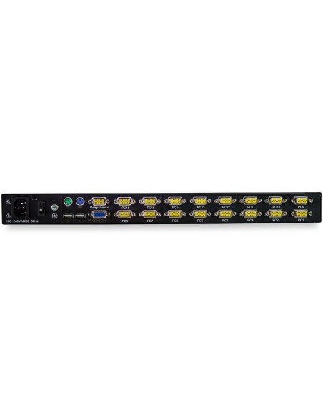 StarTech.com RKCONS1716K console a rack 43,2 cm (17") 1280 x 1024 Pixel Acciaio Nero 1U