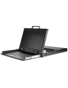 StarTech.com Console KVM per Armadio Rack - Monitor LCD 17" - KVM Switch VGA - Cassetto KVM Montabile a Rack 1U completo con 2