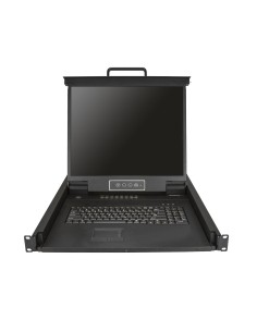 StarTech.com Console KVM per Armadio Rack - Monitor LCD 19" - KVM Switch VGA a 16 porte integrato - Cassetto KVM 1U Montabiole 2