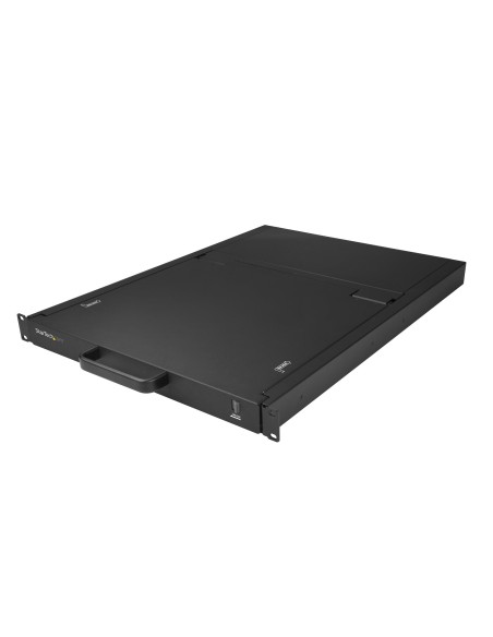 StarTech.com Console KVM per Armadio Rack - Monitor LCD 19" - KVM Switch VGA a 16 porte integrato - Cassetto KVM 1U Montabiole