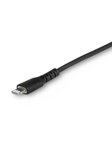 StarTech.com Cavo durevole da USB-C a Lightning da 1m nero - Cavo di alimentazione sincronizzazione in Fibra aramidica robusta