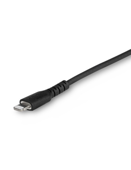 StarTech.com Cavo durevole da USB-C a Lightning da 1m nero - Cavo di alimentazione sincronizzazione in Fibra aramidica robusta