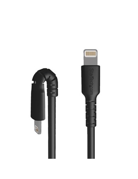 StarTech.com Cavo durevole da USB-C a Lightning da 1m nero - Cavo di alimentazione sincronizzazione in Fibra aramidica robusta
