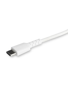 StarTech.com Cavo durevole da USB-C a Lightning da 1m bianco - Cavo di alimentazione sincronizzazione in Fibra aramidica 2