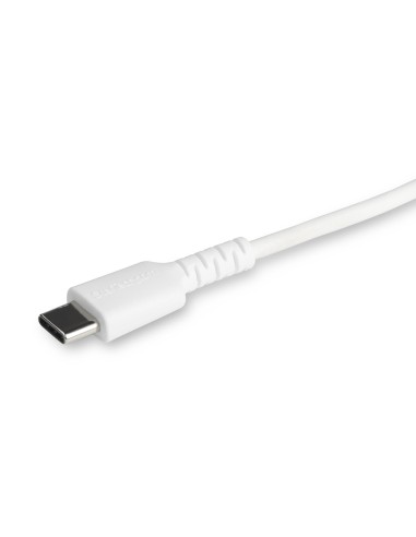 StarTech.com Cavo durevole da USB-C a Lightning da 1m bianco - Cavo di alimentazione sincronizzazione in Fibra aramidica