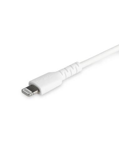 StarTech.com Cavo durevole da USB-C a Lightning da 1m bianco - Cavo di alimentazione sincronizzazione in Fibra aramidica