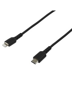 StarTech.com Cavo durevole da USB-C a Lightning da 2m nero - Cavo di alimentazione sincronizzazione in Fibra aramidica robusta