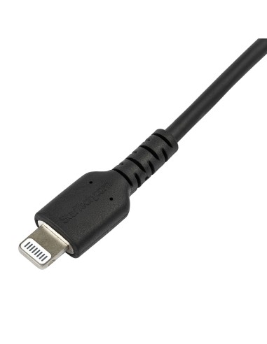 StarTech.com Cavo durevole da USB-C a Lightning da 2m nero - Cavo di alimentazione sincronizzazione in Fibra aramidica robusta