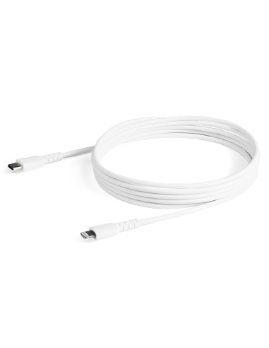 StarTech.com Cavo durevole da USB-C a Lightning da 2m bianco - Cavo di alimentazione sincronizzazione in Fibra aramidica