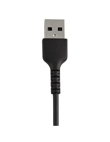StarTech.com Cavo da USB-A a Lightning da 15cm nero - Robusto e resistente cavo di alimentazione sincronizzazione in fibra