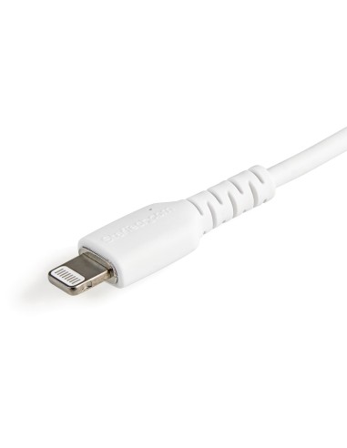 StarTech.com Cavo da USB-A a Lightning da 15cm bianco - Robusto e resistente cavo di alimentazione sincronizzazione in fibra
