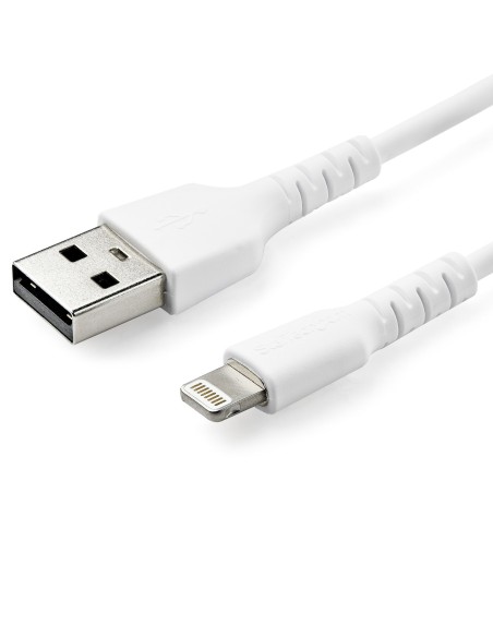 StarTech.com Cavo da USB-A a Lightening bianco da 1m di colore bianco - Robusto e resistente cavo di