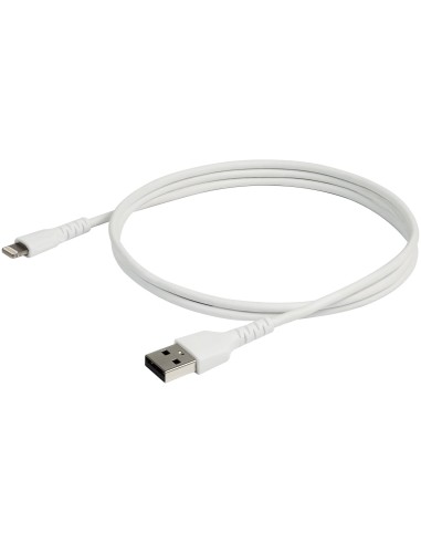 StarTech.com Cavo da USB-A a Lightening bianco da 1m di colore bianco - Robusto e resistente cavo di