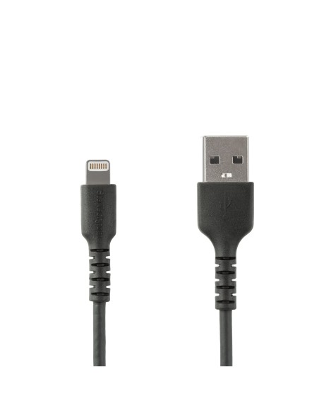 StarTech.com Cavo da USB-A a Lightening da 2m di colore nero - Robusto e resistente cavo di alimentazione sincornizzazione in