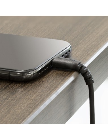 StarTech.com Cavo da USB-A a Lightening da 2m di colore nero - Robusto e resistente cavo di alimentazione sincornizzazione in