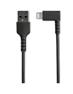 StarTech.com Cavo da USB-A a Lightening da 2m durevole - nero ad angolo retto a 90 in fibra aramidica - Robusto e resistente 2