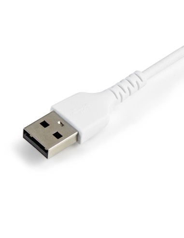 StarTech.com Cavo da USB-A a Lightning da 30cm bianco - Robusto e resistente cavo di alimentazione sincronizzazione in fibra