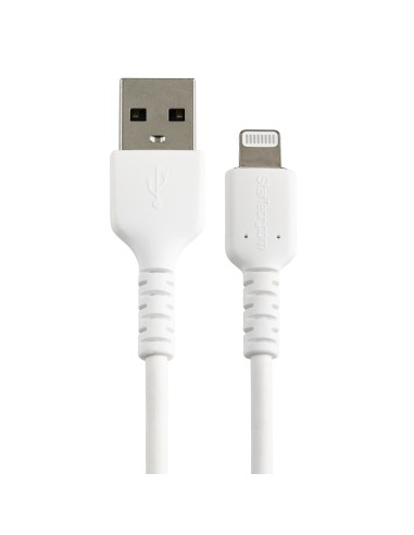 StarTech.com Cavo da USB-A a Lightning da 30cm bianco - Robusto e resistente cavo di alimentazione sincronizzazione in fibra
