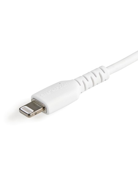 StarTech.com Cavo da USB-A a Lightning da 30cm bianco - Robusto e resistente cavo di alimentazione sincronizzazione in fibra