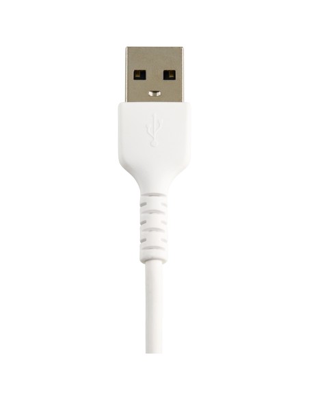 StarTech.com Cavo da USB-A a Lightning da 30cm bianco - Robusto e resistente cavo di alimentazione sincronizzazione in fibra