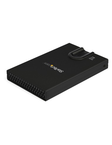 StarTech.com Box esterno hard disk con crittografia - Accesso tramite impronta digitale - Per unità SATA da 2,5"
