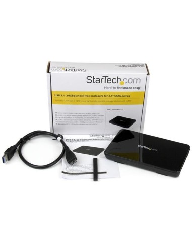 StarTech.com Box externo USB 3.1 ad 1 alloggiamento senza utensili (tool-less) da 2,5" SATA III