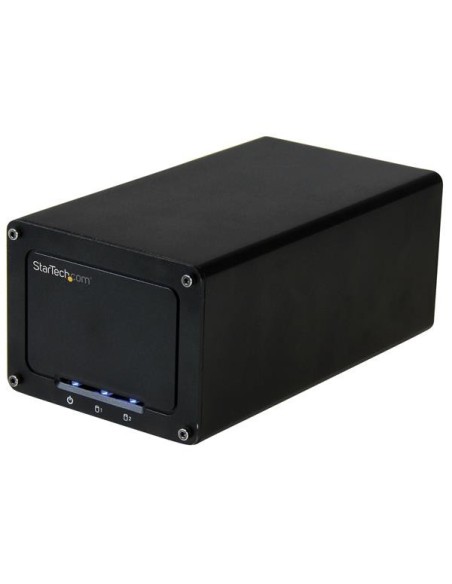 StarTech.com BOX Esterno a doppio alloggiamento Disco rigido da 2,5" - USB 3.1 (10Gbps) a SATA