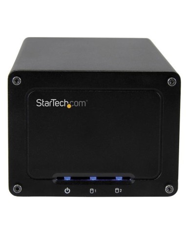 StarTech.com BOX Esterno a doppio alloggiamento Disco rigido da 2,5" - USB 3.1 (10Gbps) a SATA