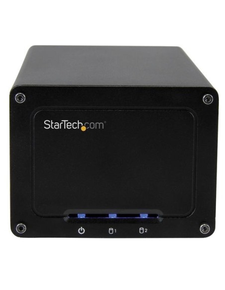 StarTech.com BOX Esterno a doppio alloggiamento Disco rigido da 2,5" - USB 3.1 (10Gbps) a SATA