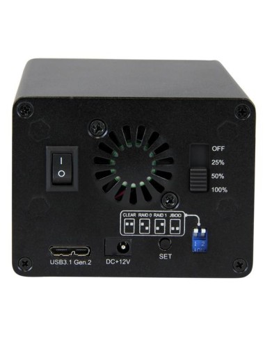 StarTech.com BOX Esterno a doppio alloggiamento Disco rigido da 2,5" - USB 3.1 (10Gbps) a SATA