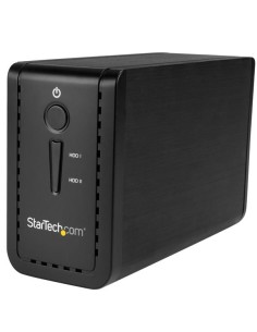 StarTech.com BOX Esterno USB-C e USB-A a doppio alloggiamento per Disco rigido da 3,5" - USB 3.1 Gen 2 con supporto RAID