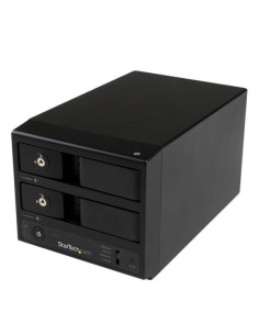 StarTech.com Box Esterno HDD per disco rigido SATA III 3.5" USB 3.0 con UASP - Enclosure Case Disco Rigido a doppio Bay con Hot