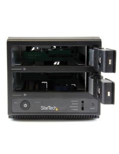 StarTech.com Box Esterno HDD per disco rigido SATA III 3.5" USB 3.0 con UASP - Enclosure Case Disco Rigido a doppio Bay con Hot 2