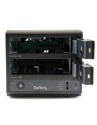 StarTech.com Box Esterno HDD per disco rigido SATA III 3.5" USB 3.0 con UASP - Enclosure Case Disco Rigido a doppio Bay con Hot