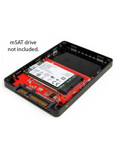 StarTech.com Box esterno adattatore da SATA a Mini SATA 2,5" SSD