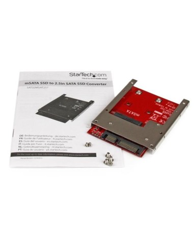 StarTech.com Convertitore adattatore SSD mSATA a SATA da 2,5"