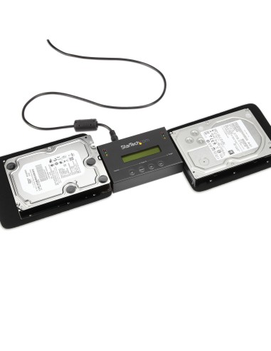 StarTech.com Duplicatore ed eraser di dischi rigidi SATA 2,5 3,5" indipendente con elevata velocità di duplicazione fino a 14