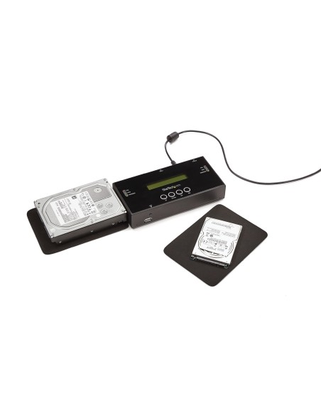 StarTech.com Duplicatore ed Eraser per Dischi Rigidi 1 1 per 2,5 3,5" SATA e SAS